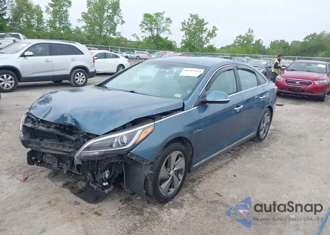 2016 Hyundai Sonata Hybrid Limited from USA, damaged, VIN KMHE34L12GA016984